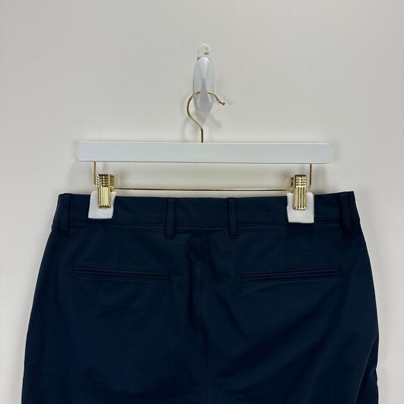 J.Crew 484 Slim Fit Tech Pant Stretch Comfort Navy Blue Mens W32 L34 NWT - Picture 11 of 13